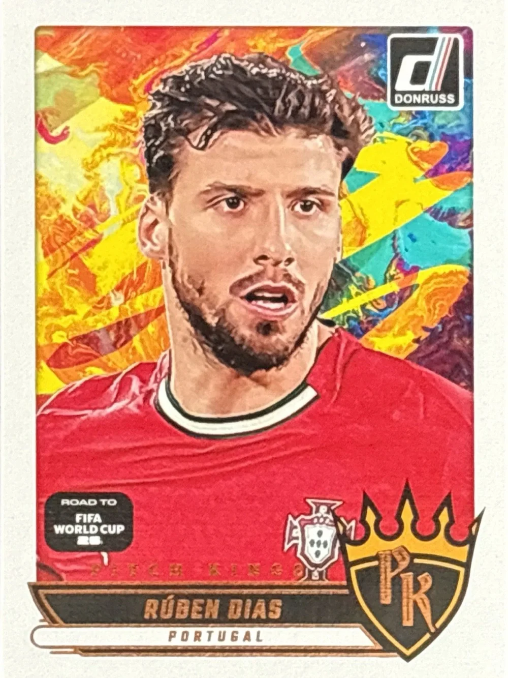 Panini Donruss Rúben Dias Pitch Kings Soccer Trading Card